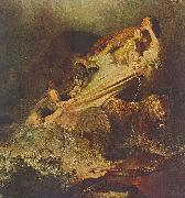 Rembrandt van rijn The abduction of Proserpina oil painting